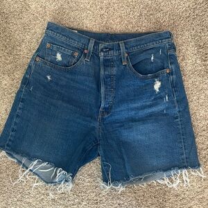 Levi's Mid Thigh 501 Shorts